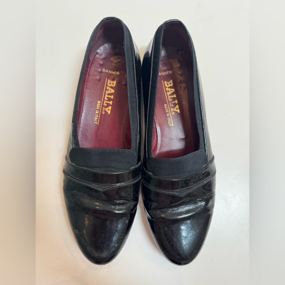Bally Black tuxedo shoes